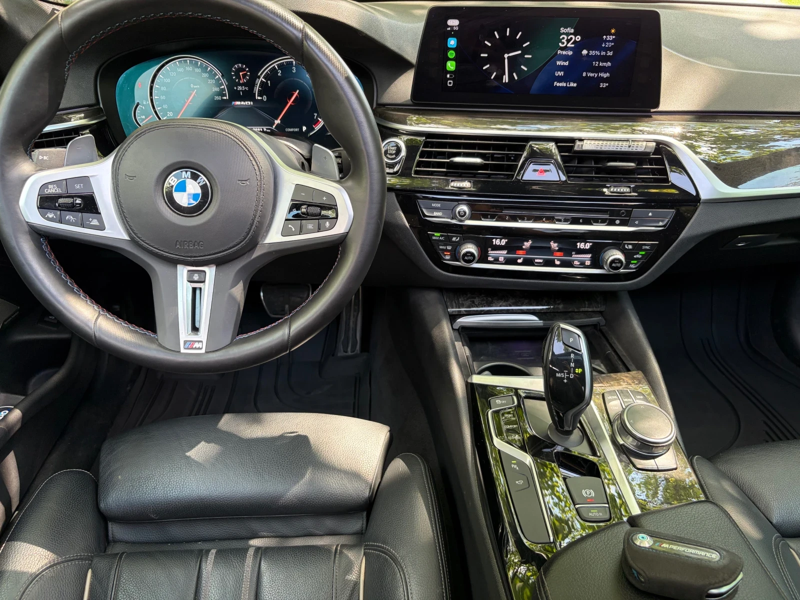 BMW 540 540i X Drive M Pack / Nappa /HUD /Harman K./ Валум, снимка 8 - Автомобили и джипове - 55593644