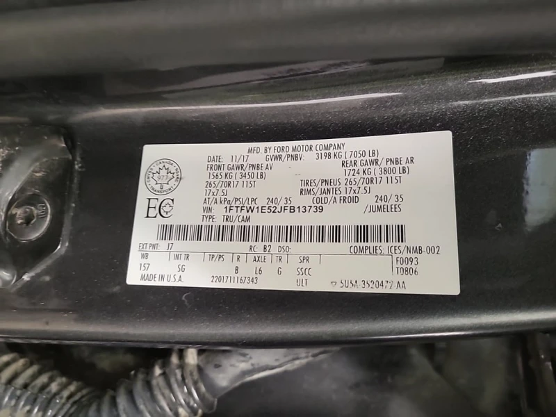 Ford F150 2018 * XLT CREW CAB STD BED * ОТ ПРЕДТАВИТЕЛСТВО, снимка 17 - Автомобили и джипове - 53201506