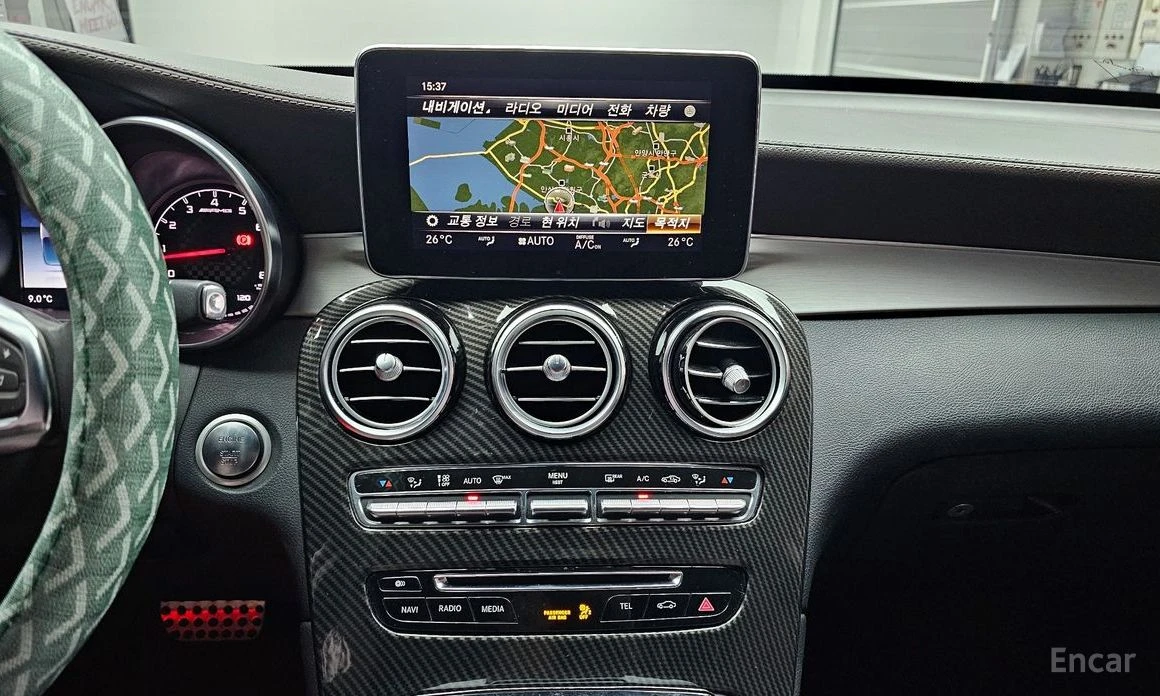 Mercedes-Benz GLC 43 AMG Coupe* 4MATIC* BURMESTER* DISTRONIC* 360* HEAD UP*, снимка 11 - Автомобили и джипове - 54168389