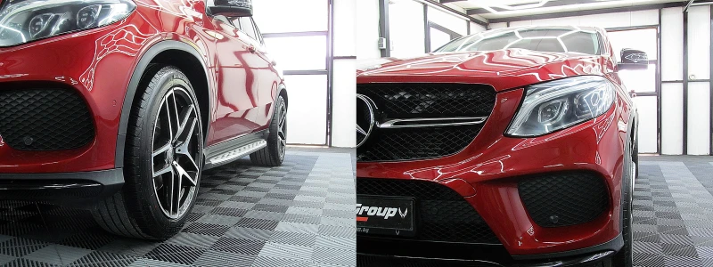 Mercedes-Benz GLE 350 KUPE/AMG/PANORAMA/ВАКУМ 360-камера/СОБСТВЕН ЛИЗИНГ, снимка 7 - Автомобили и джипове - 52142051