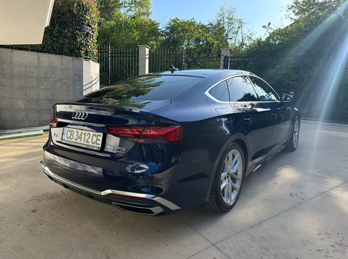 Audi A5 45 TFSI S-Line гаранция до 2028г, снимка 3 - Автомобили и джипове - 54625704