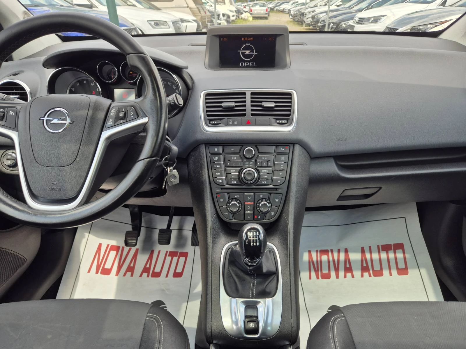 Opel Meriva 1.4i-120кс-GPL-ПАНОРАМА -COSMO - изображение 10
