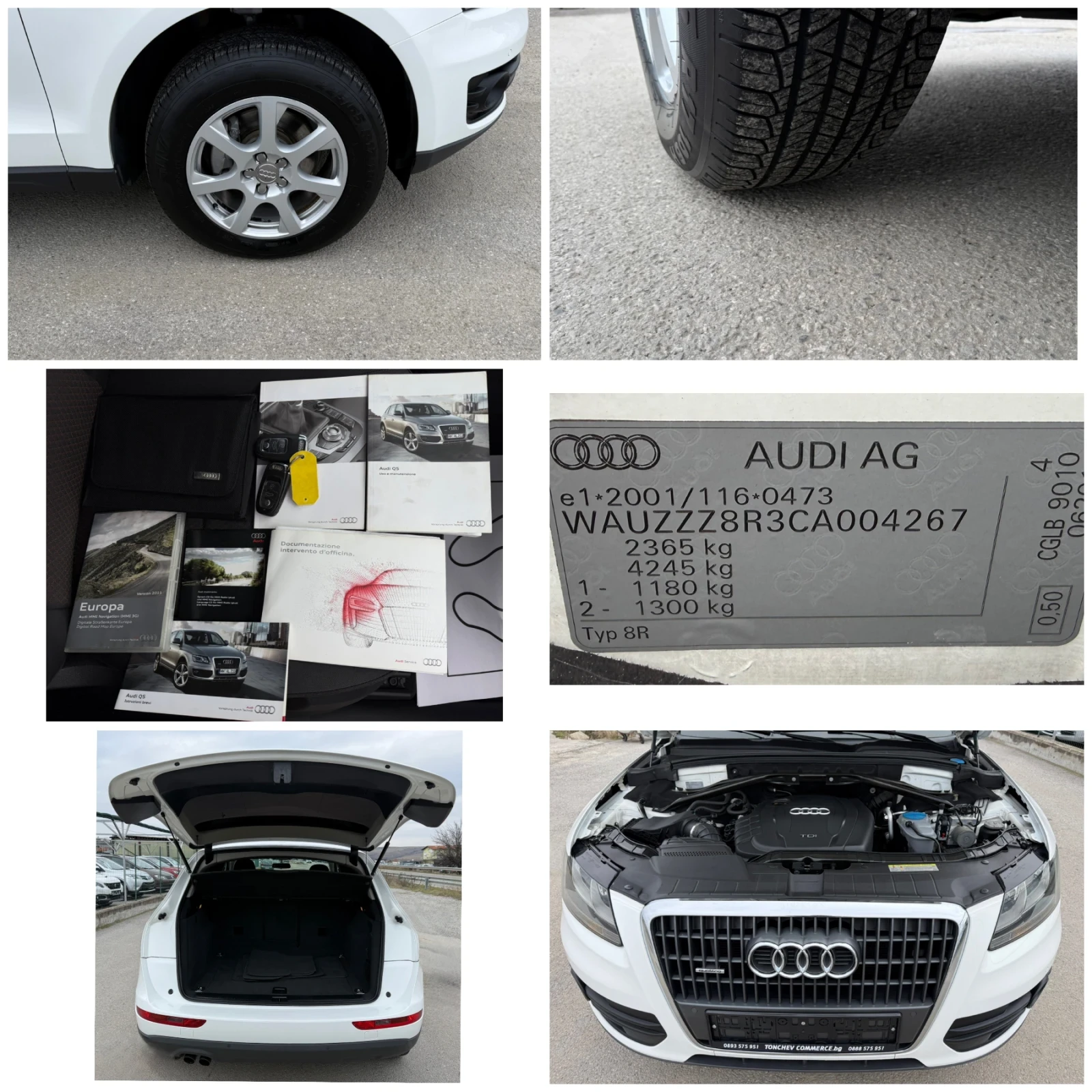 Audi Q5 2.0-TDI-quattto-6-speed-EURO-5A-NAVI-TOP-NEW-FULL | Mobile.bg � ����������� 17