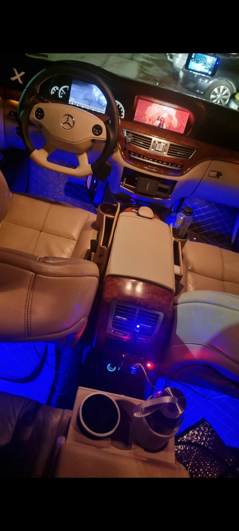 Mercedes-Benz S 320 4-MATIK ВАКУМ;ДИСТРОНИК;ПАРК ТРОНИК.ПОРЪЧКОВ ВОЛАН, снимка 15 - Автомобили и джипове - 52096694