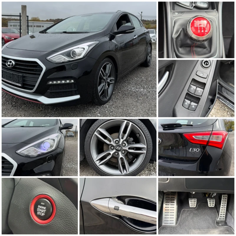 Hyundai I30 TURBO 1.6 186hp LED NAVI CAMERA EURO 6 TUV COC, снимка 9 - Автомобили и джипове - 52355060