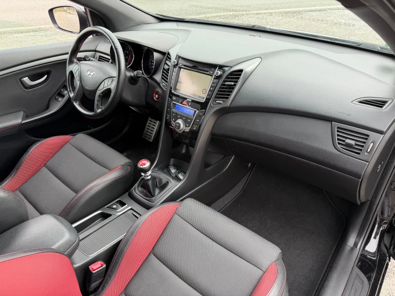 Hyundai I30 TURBO 1.6 186hp LED NAVI CAMERA EURO 6 TUV COC, снимка 14 - Автомобили и джипове - 52355060