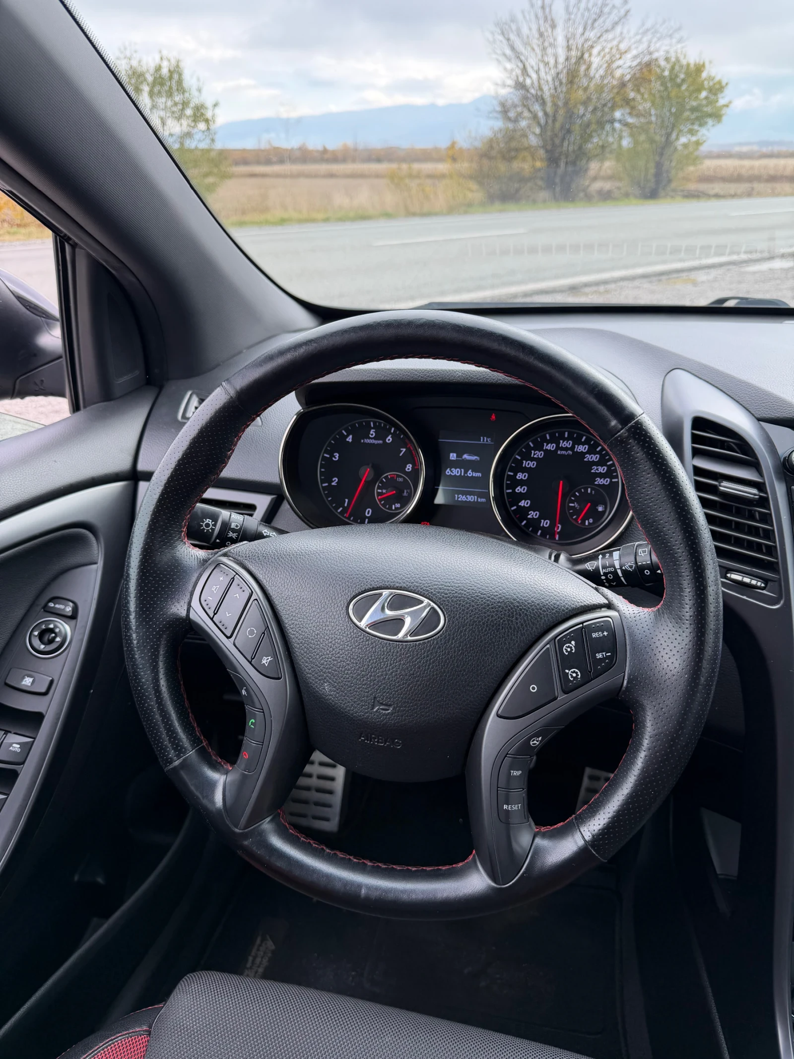 Hyundai I30 TURBO 1.6 186hp LED NAVI CAMERA EURO 6 TUV COC | Mobile.bg   13