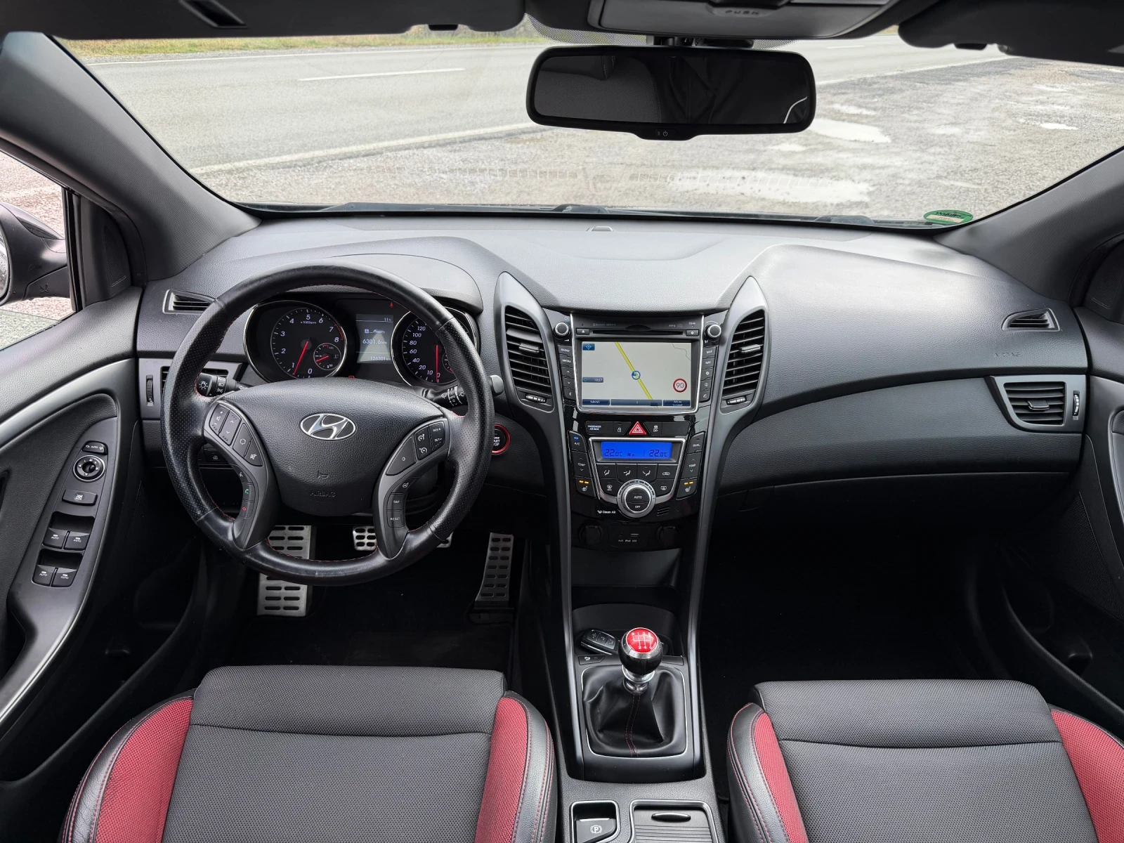 Hyundai I30 TURBO 1.6 186hp LED NAVI CAMERA EURO 6 TUV COC | Mobile.bg   11