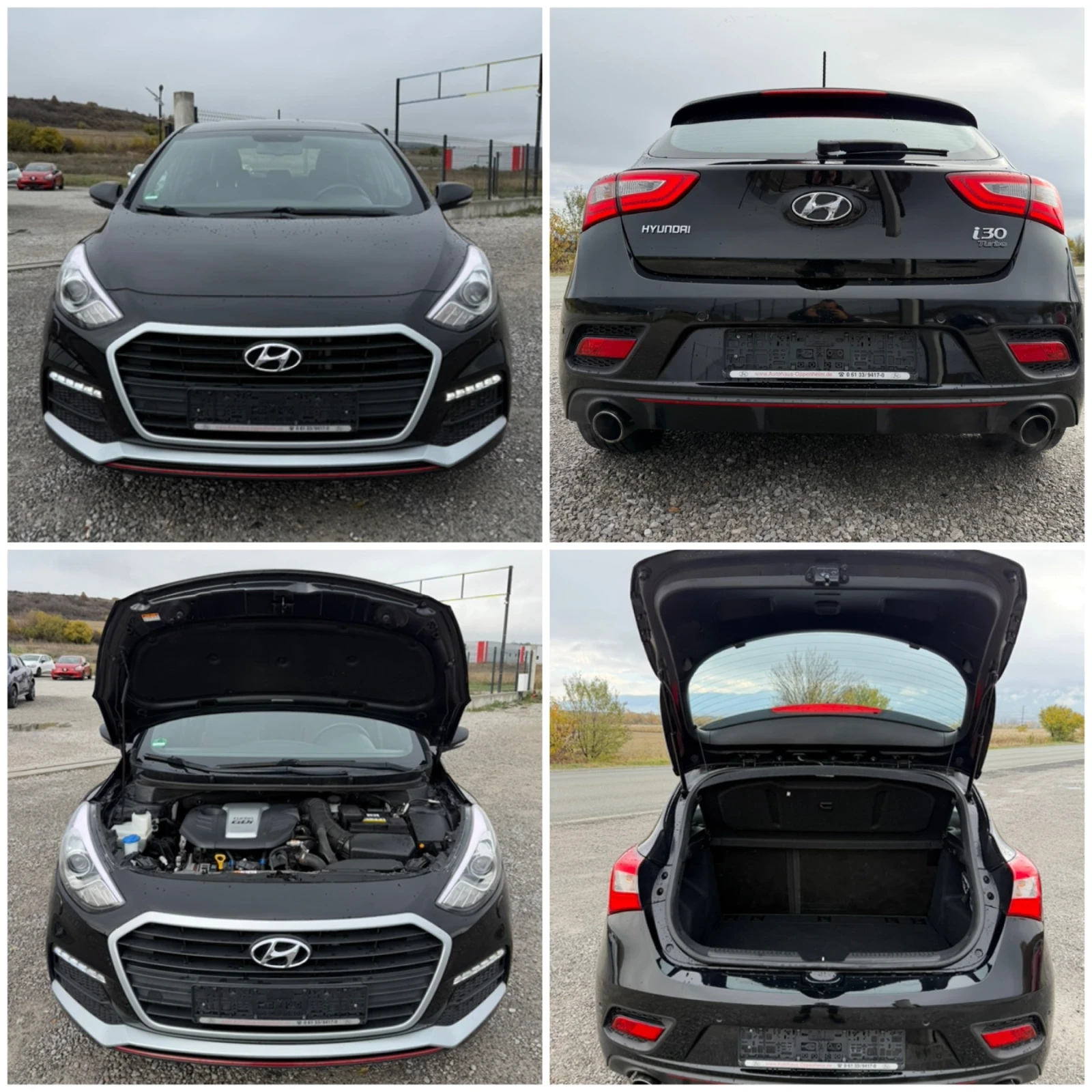 Hyundai I30 TURBO 1.6 186hp LED NAVI CAMERA EURO 6 TUV COC | Mobile.bg   17