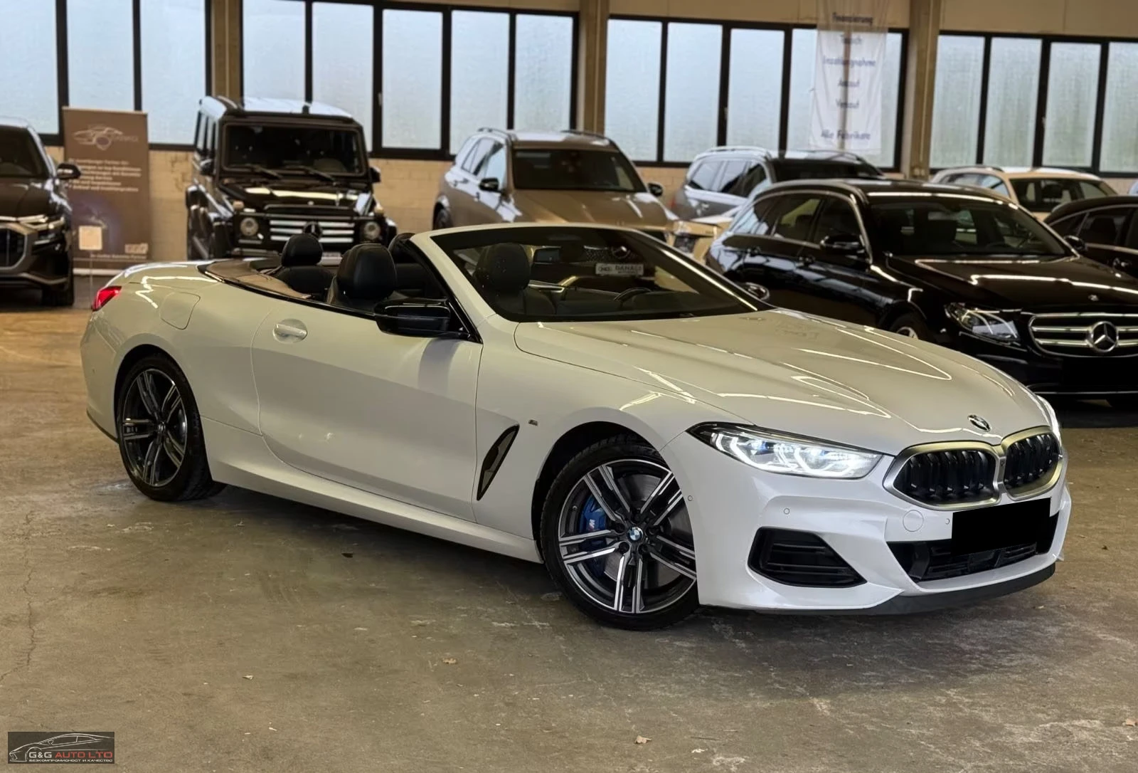BMW 850 xDRIVE/530HP/CABRIO/LASER/HUD/ACC/360/741z, снимка 5 - Автомобили и джипове - 55656386