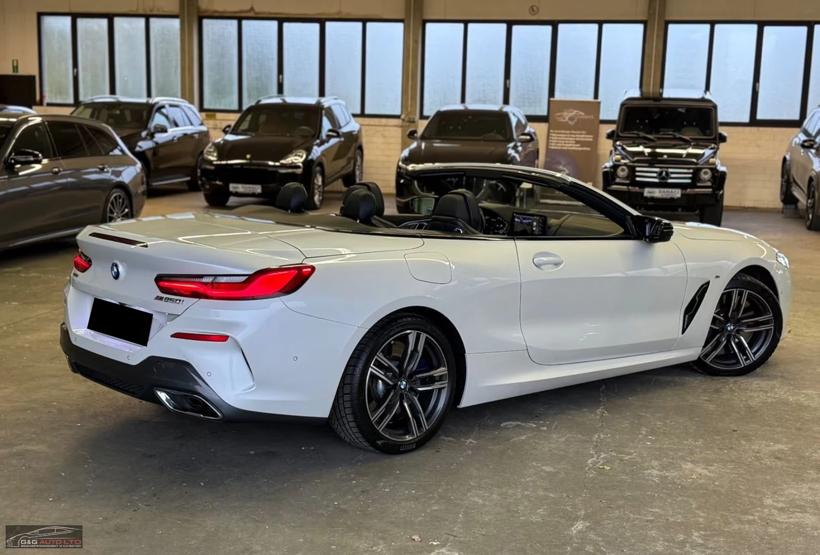 BMW 850 xDRIVE/530HP/CABRIO/LASER/HUD/ACC/360/741z, снимка 7 - Автомобили и джипове - 55656386