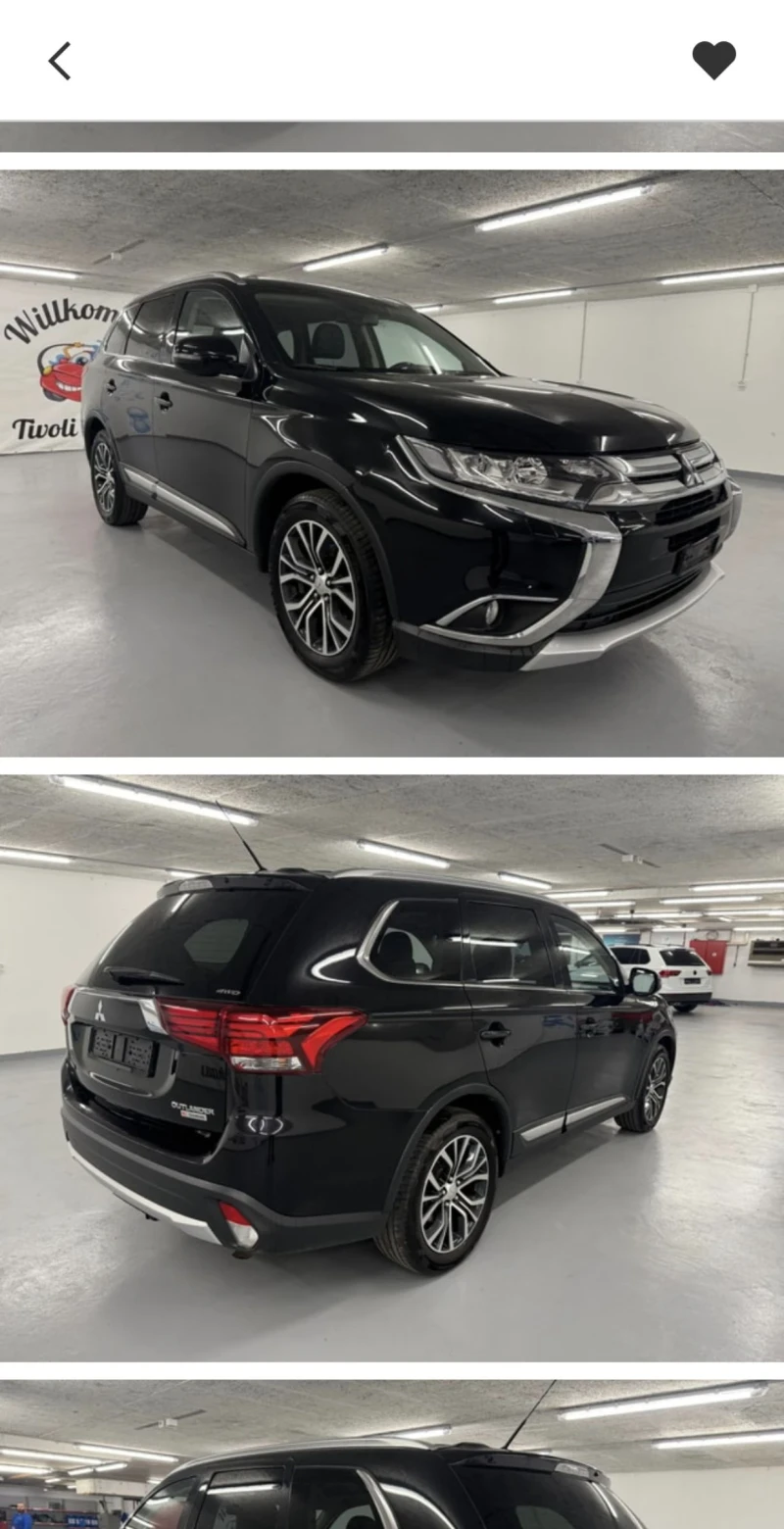 Mitsubishi Outlander 2.2ШВЕЙЦАРИЯ-ДИСТРОНИК/КОЖА/АВТОМАТИК/LANE ASSIST, снимка 2 - Автомобили и джипове - 49564243