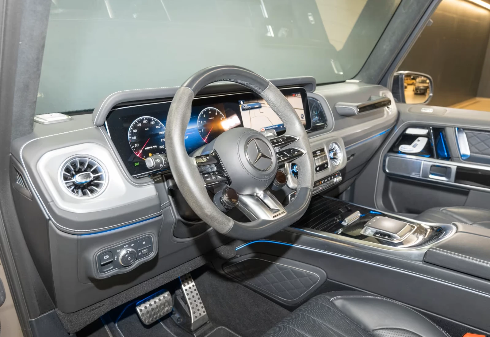 Mercedes-Benz G 63 AMG BURMESTER 3D* MANUFAKTUR* AMG RIDE CONTROL , снимка 7 - Автомобили и джипове - 55098022