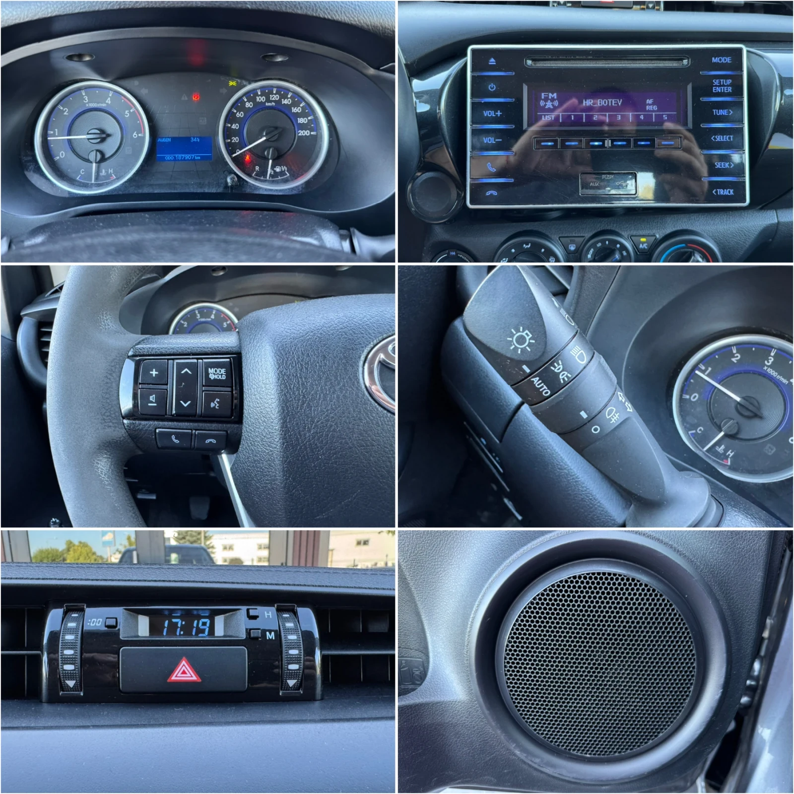Toyota Hilux D4D* DOUBLE-CAB* Подгрев* Лизинг, снимка 14 - Автомобили и джипове - 55555958