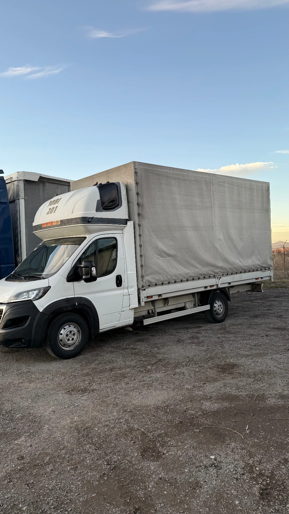 Peugeot Boxer Бордови с брезент - изображение 2
