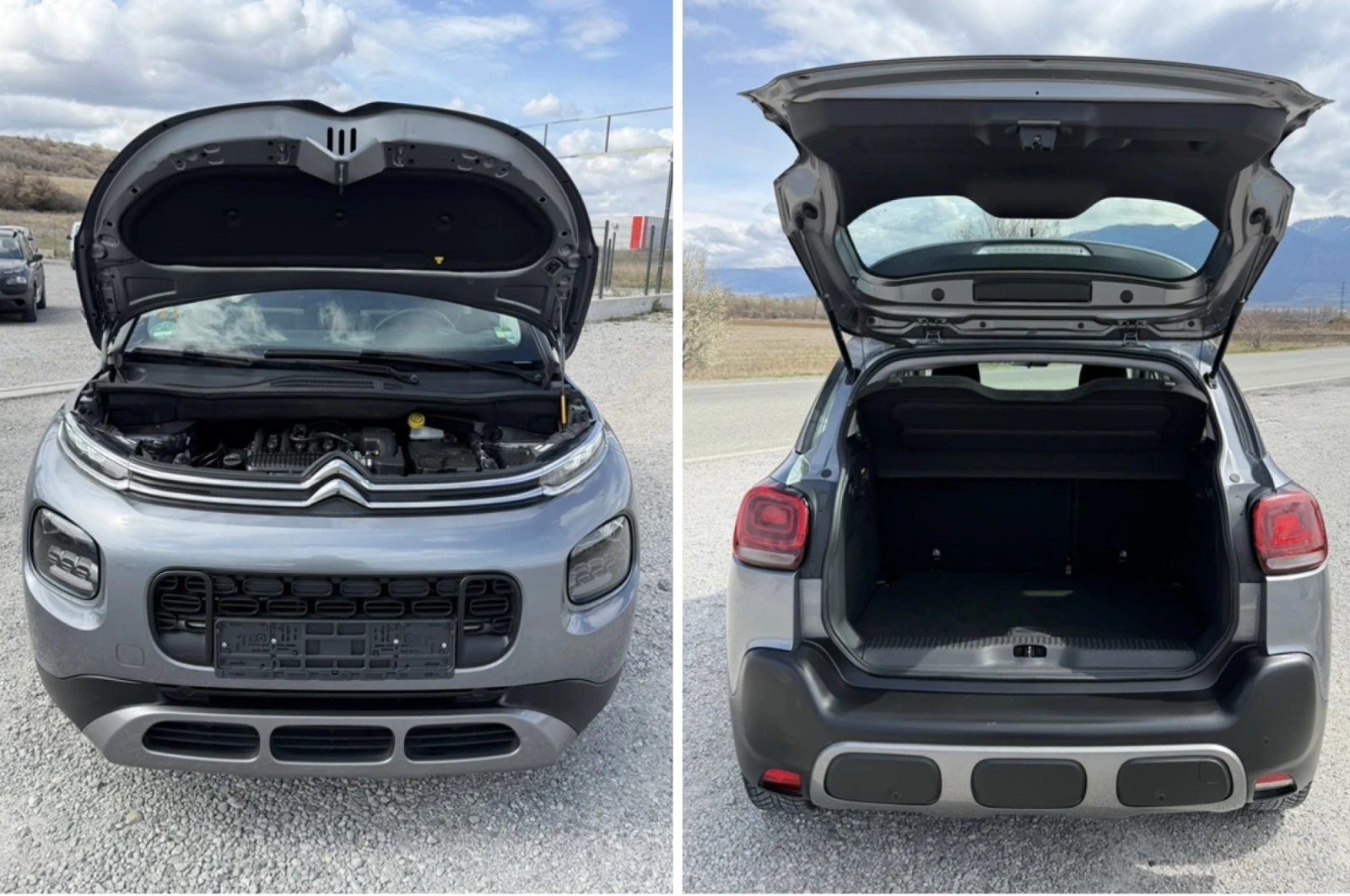 Citroen C3 Aircross 1.2i LANE ASSISTANT EURO 6 TUV COC, снимка 16 - Автомобили и джипове - 53940841