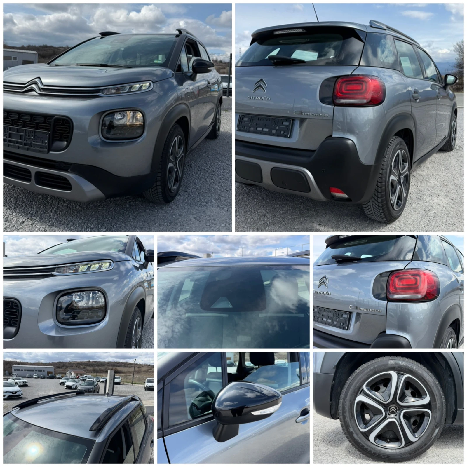 Citroen C3 Aircross 1.2i LANE ASSISTANT EURO 6 TUV COC, снимка 9 - Автомобили и джипове - 53940841