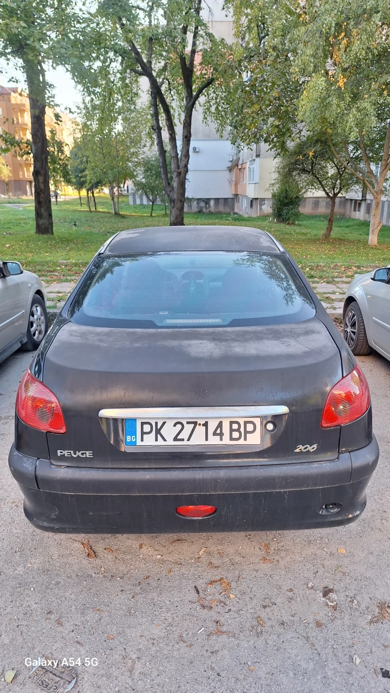 Peugeot 206 Седан, снимка 2 - Автомобили и джипове - 47652666