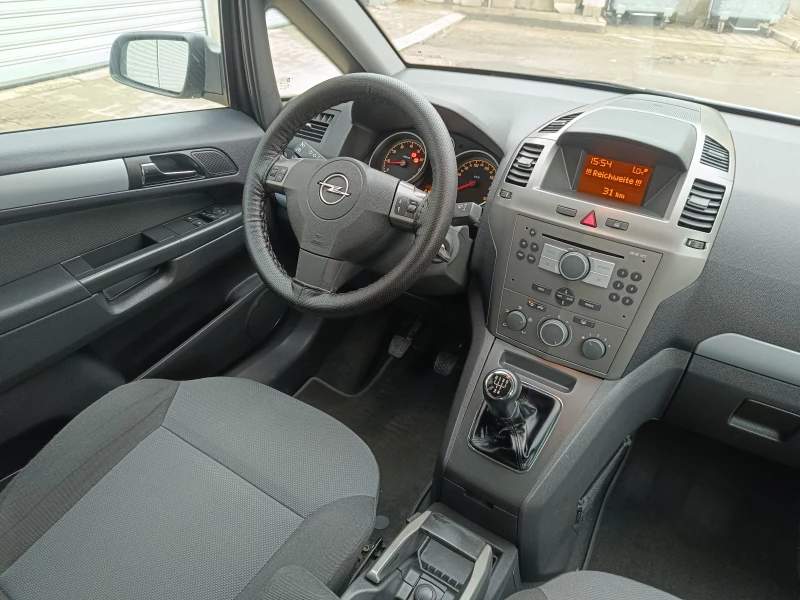 Opel Zafira 1.6i 105к.с. 6+ 1, снимка 7 - Автомобили и джипове - 48654041