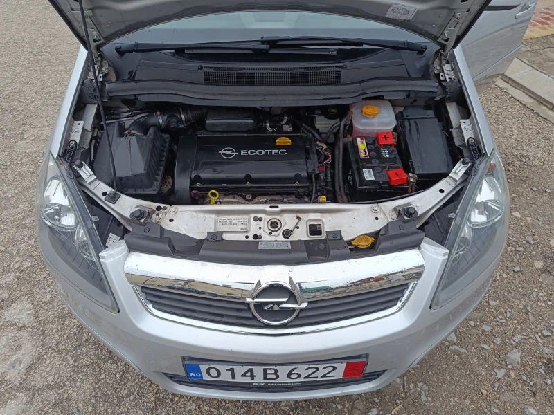 Opel Zafira 1.6i 105к.с. 6+ 1, снимка 14 - Автомобили и джипове - 48654041