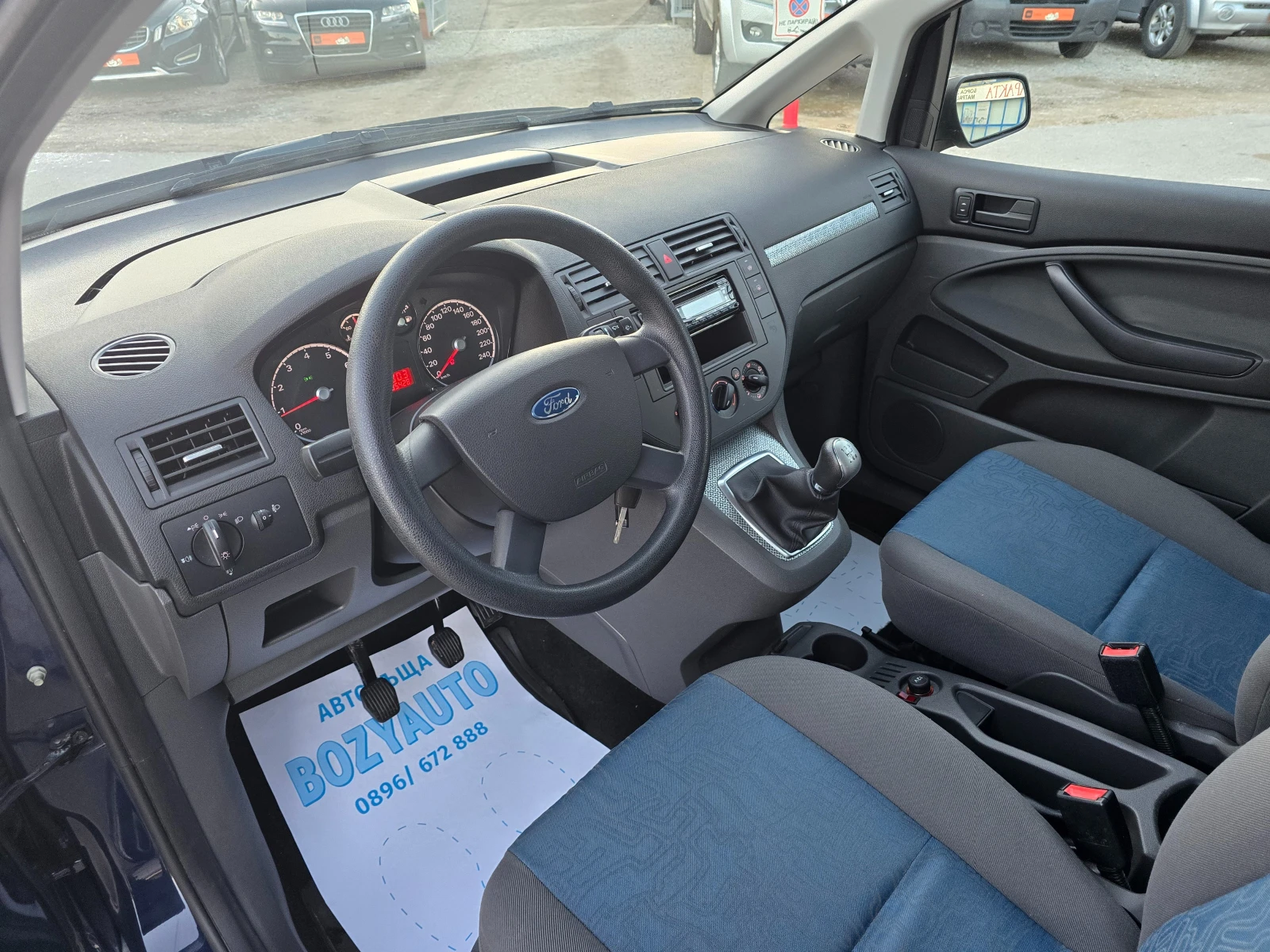 Ford C-max 1.6i/100ps/KLIMA | Mobile.bg — изображение 13