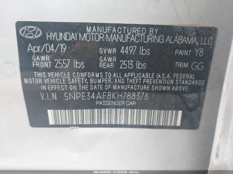Hyundai Sonata 2.4l Sel, снимка 9 - Автомобили и джипове - 53572797