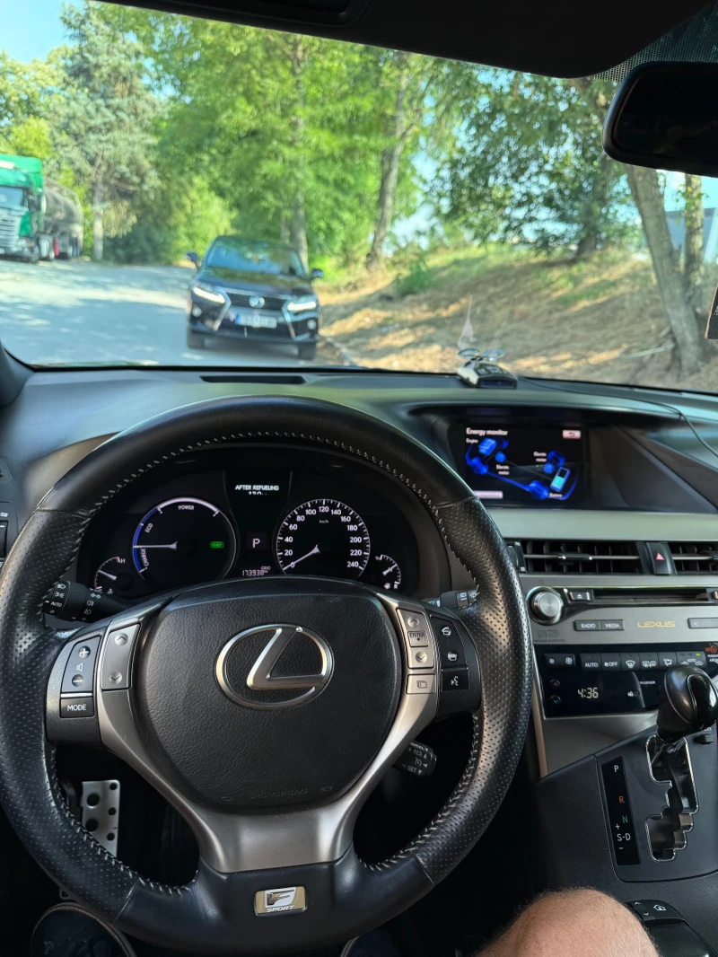 Lexus RX 450h F-Sport ГАЗ, снимка 7 - Автомобили и джипове - 52407662