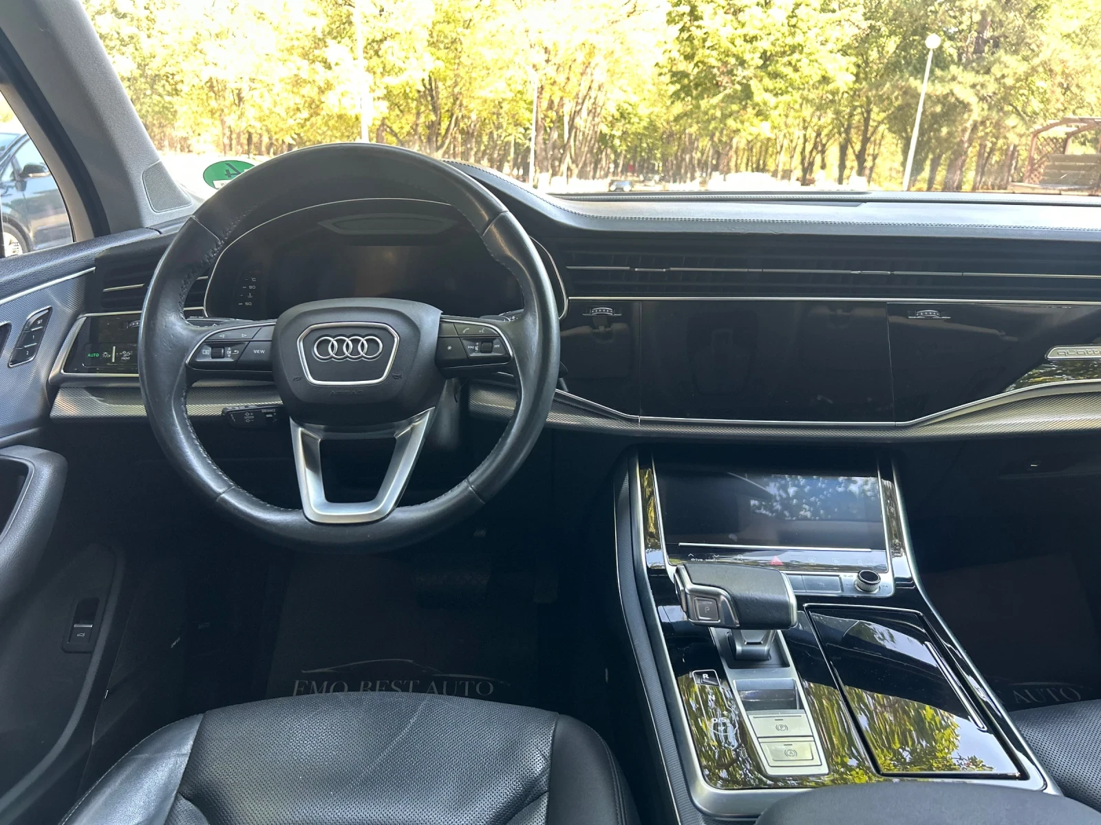 Audi Q7 50TDI* S-Line* MATRIX* H-UP* PANO* ОБДУХВАНЕ*  - изображение 10