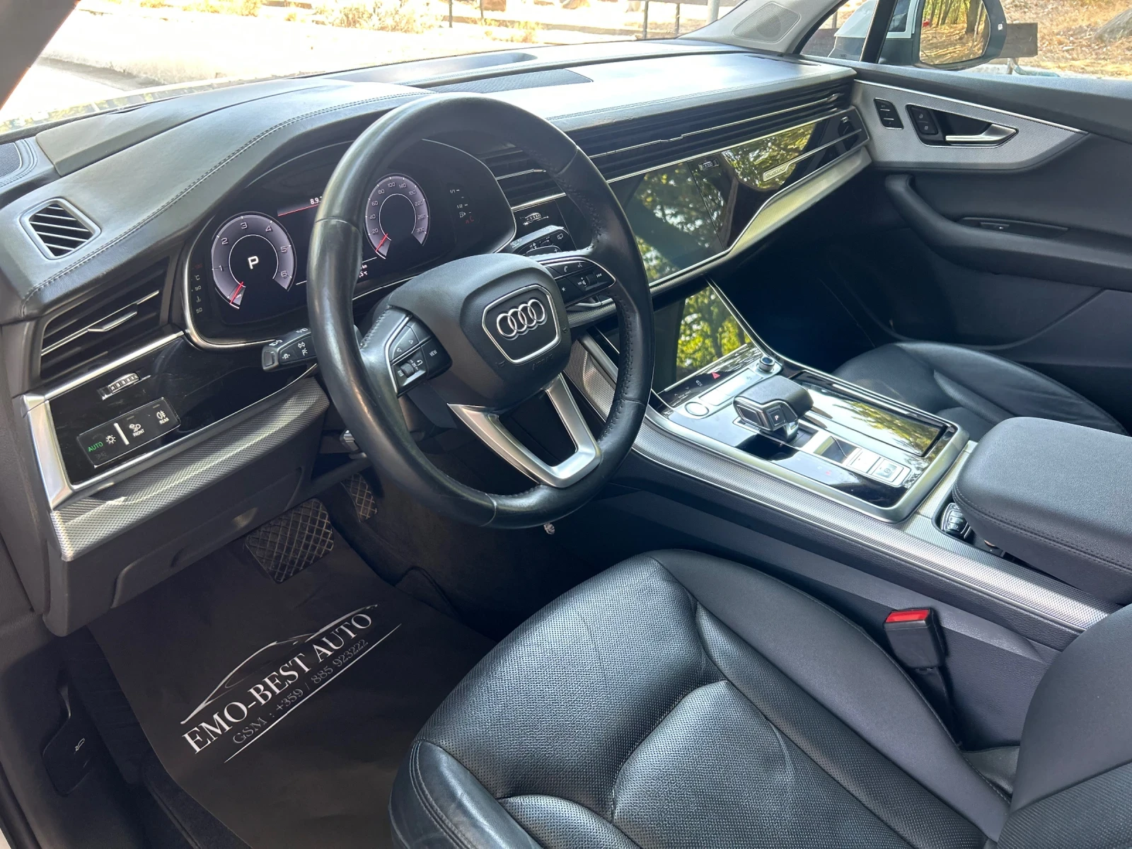 Audi Q7 50TDI* S-Line* MATRIX* H-UP* PANO* ОБДУХВАНЕ*  - изображение 9