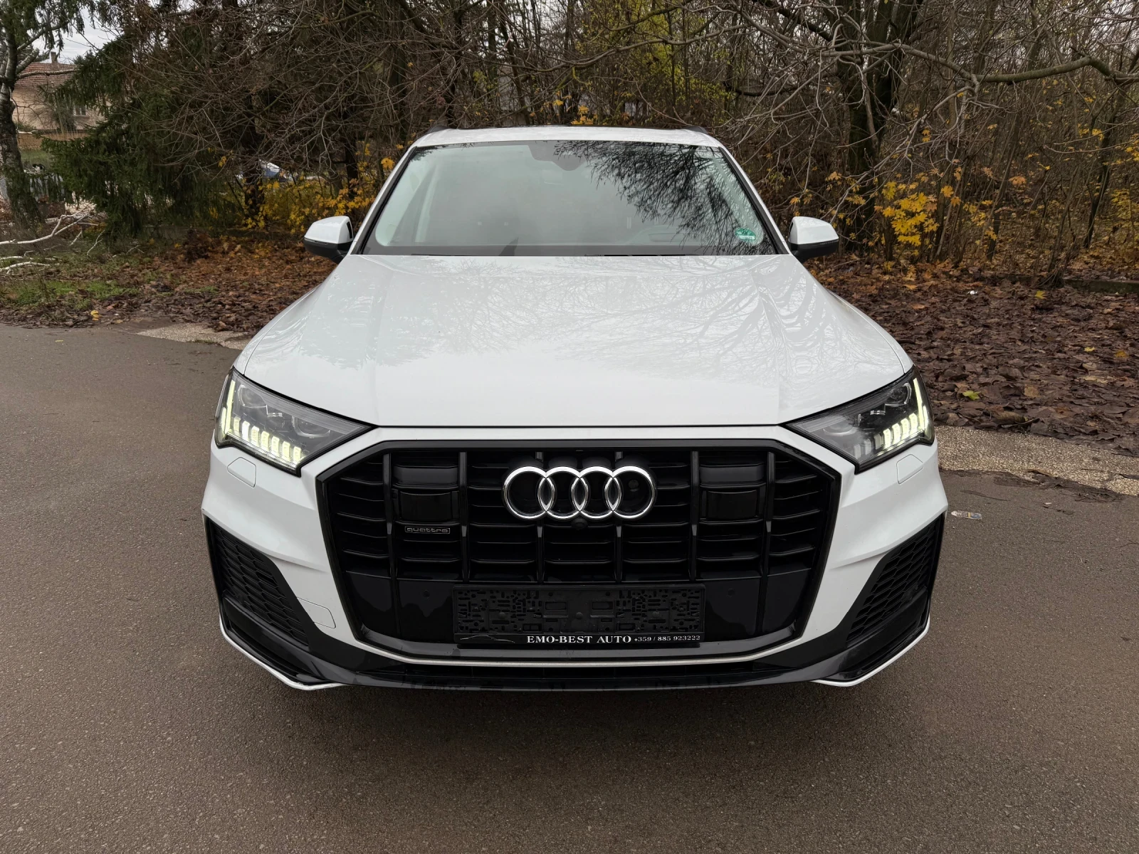 Audi Q7 50TDI* S-Line* MATRIX* H-UP* PANO* ОБДУХВАНЕ*  - изображение 5