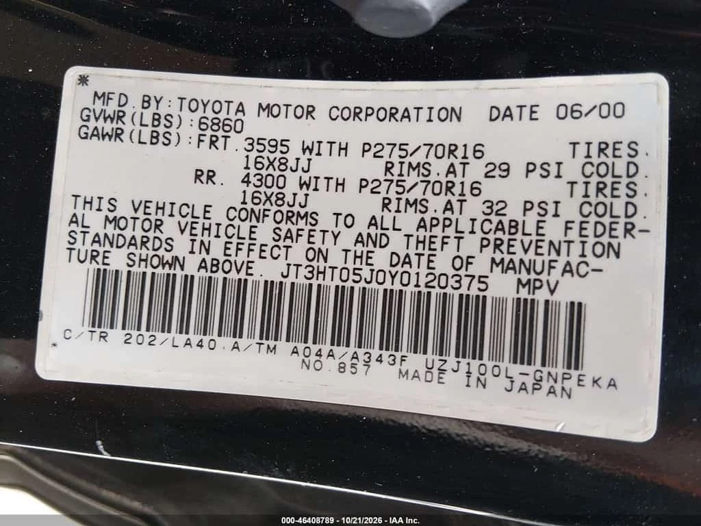 Toyota Land cruiser 4.7 V8 * AWD * CARFAX *  | Mobile.bg � ����������� 9