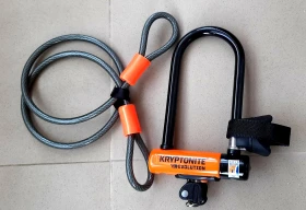     U-lock    Kryptonite Evolution Mini-7 + Flex 