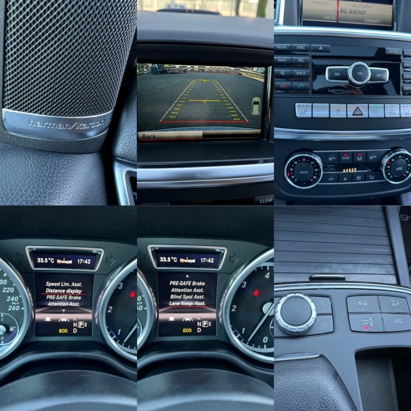 Mercedes-Benz ML 350 AMG-PREMIUM-DISTRONIC-LANE-BLIND-SPOT-ЕЛ.БАГАЖНИК, снимка 15 - Автомобили и джипове - 46801618