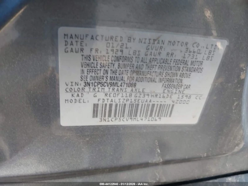 Nissan Frontier Kicks Sv Xtronic Cvt, снимка 9 - Автомобили и джипове - 53477550