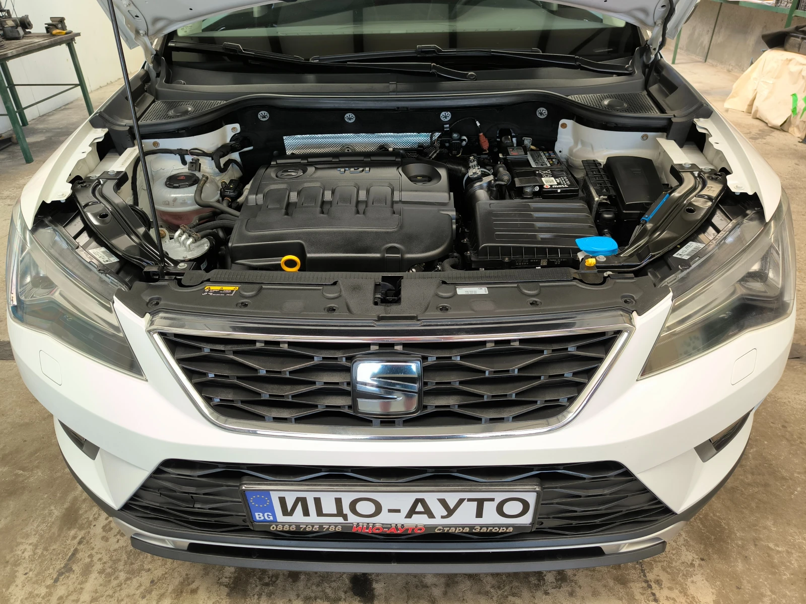 Seat Ateca TDi-116k.c.6ckoр.НАВИ, ПАРК.АСИСТАНС, ЕВРО 6!, снимка 16 - Автомобили и джипове - 54907223