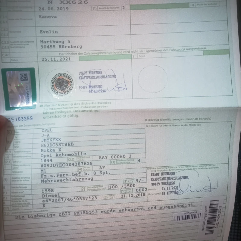 Opel Mokka X, снимка 17 - Автомобили и джипове - 52395033