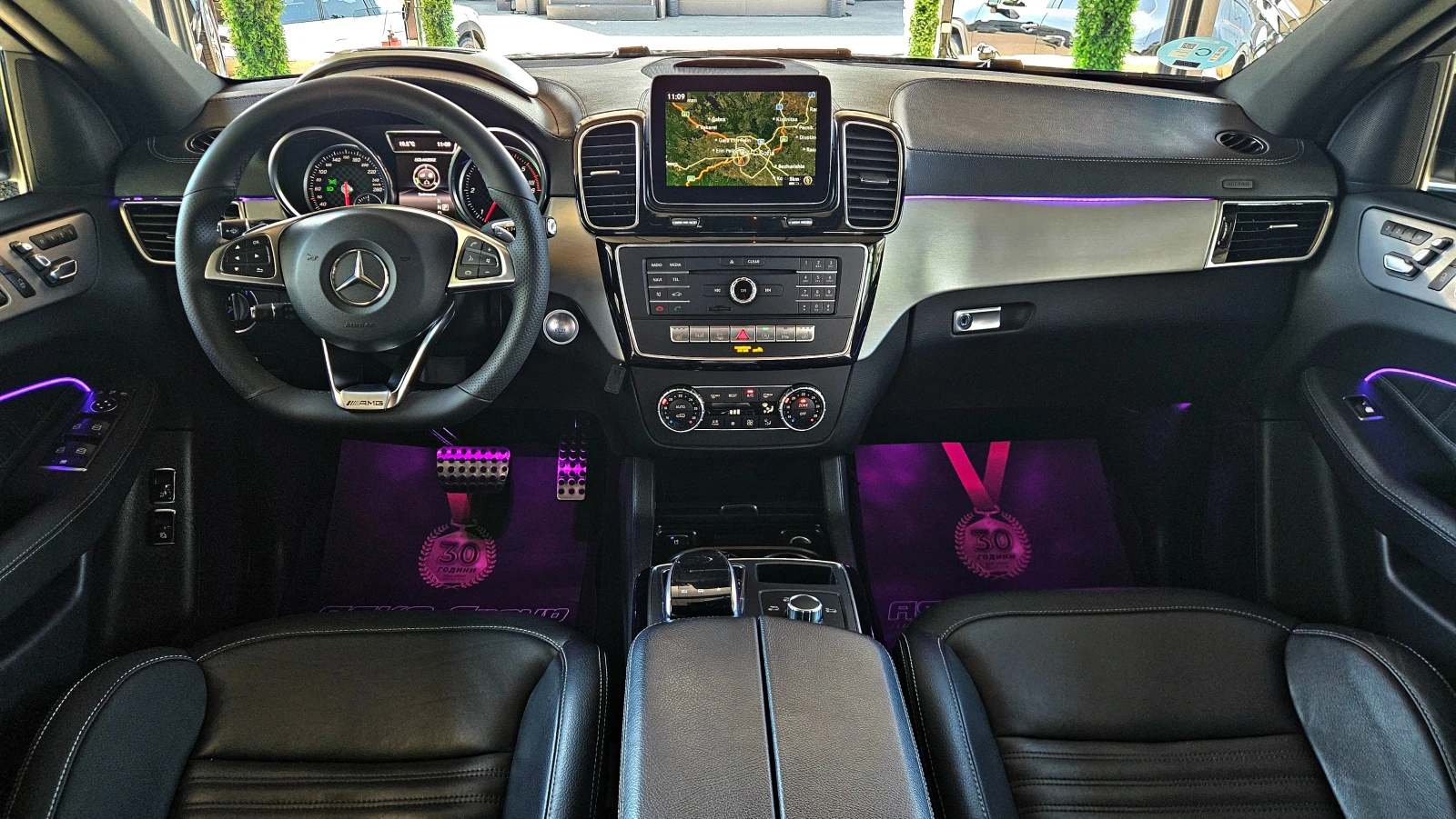 Mercedes-Benz GLE Coupe 350AMG/COUPE/360CAM/HUD/ПОДГРЕВ/AIRMAT/AMBI/CAR PL, снимка 9 - Автомобили и джипове - 56198326