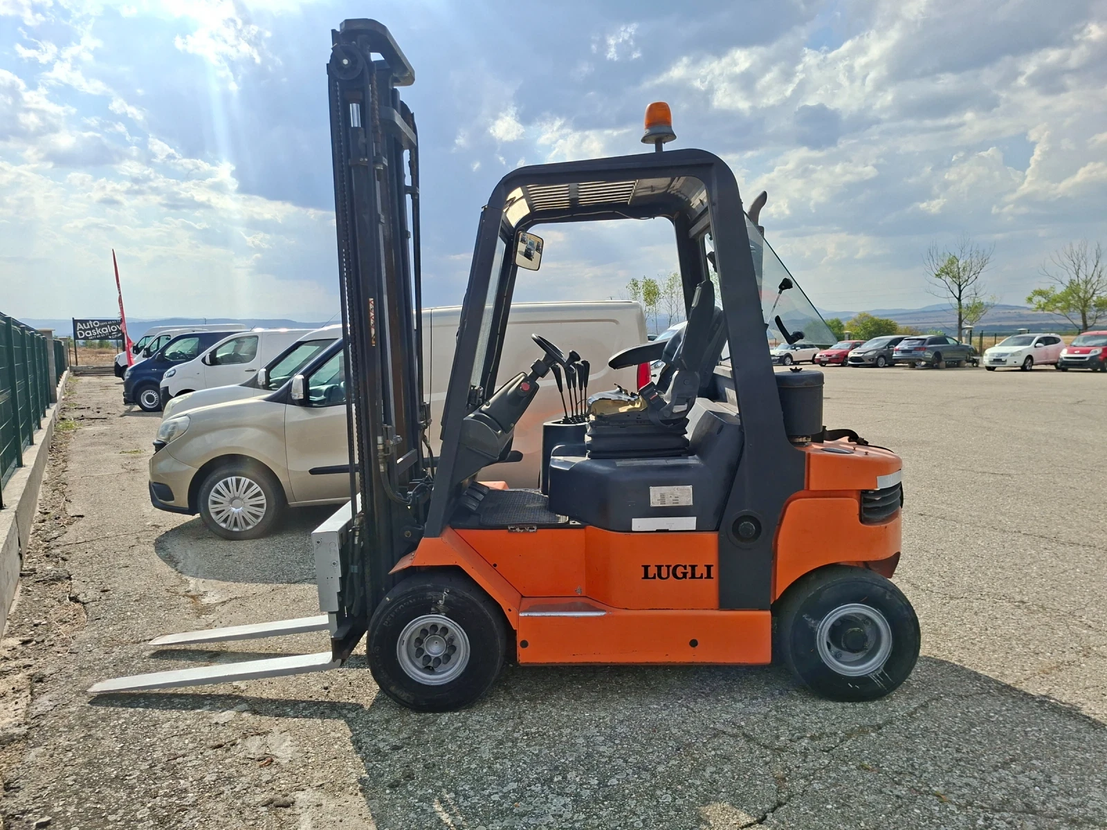 Мотокар Linde Дизел , снимка 2 - Индустриална техника - 55824865