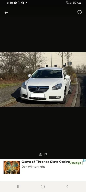 Обява за продажба на Opel Insignia Sports tourer sw ~6 500 лв. - изображение 1