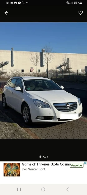 Обява за продажба на Opel Insignia Sports tourer sw ~6 500 лв. - изображение 1