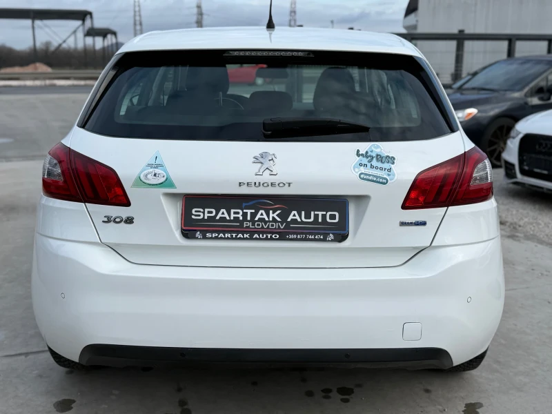 Peugeot 308 1.6blueHdi* 2017г* Автоматик* Нова* 172.000КМ* Топ, снимка 5 - Автомобили и джипове - 53435931