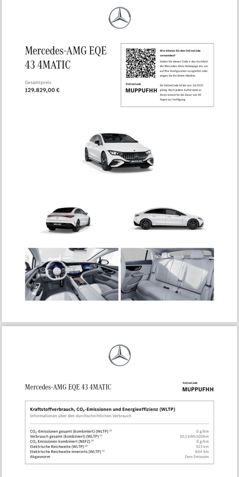 Mercedes-Benz EQE 43 AMG 4matic Premium+ Hyperscreen Panorama HeadUp, снимка 11 - Автомобили и джипове - 45498615