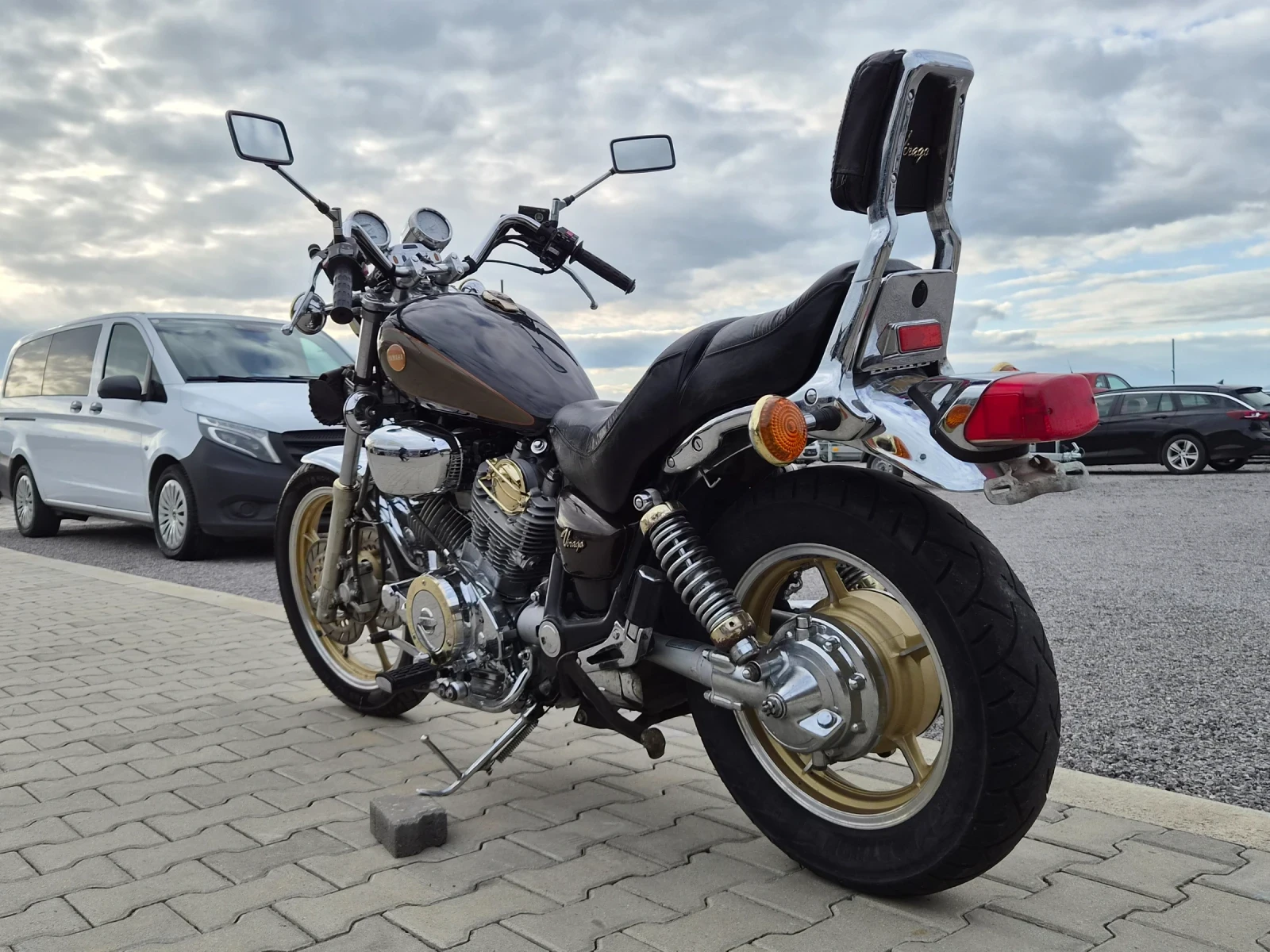 Yamaha Virago XV 1000 15000 км. Отлично Състояние , снимка 8 - Мотоциклети и мототехника - 54286223