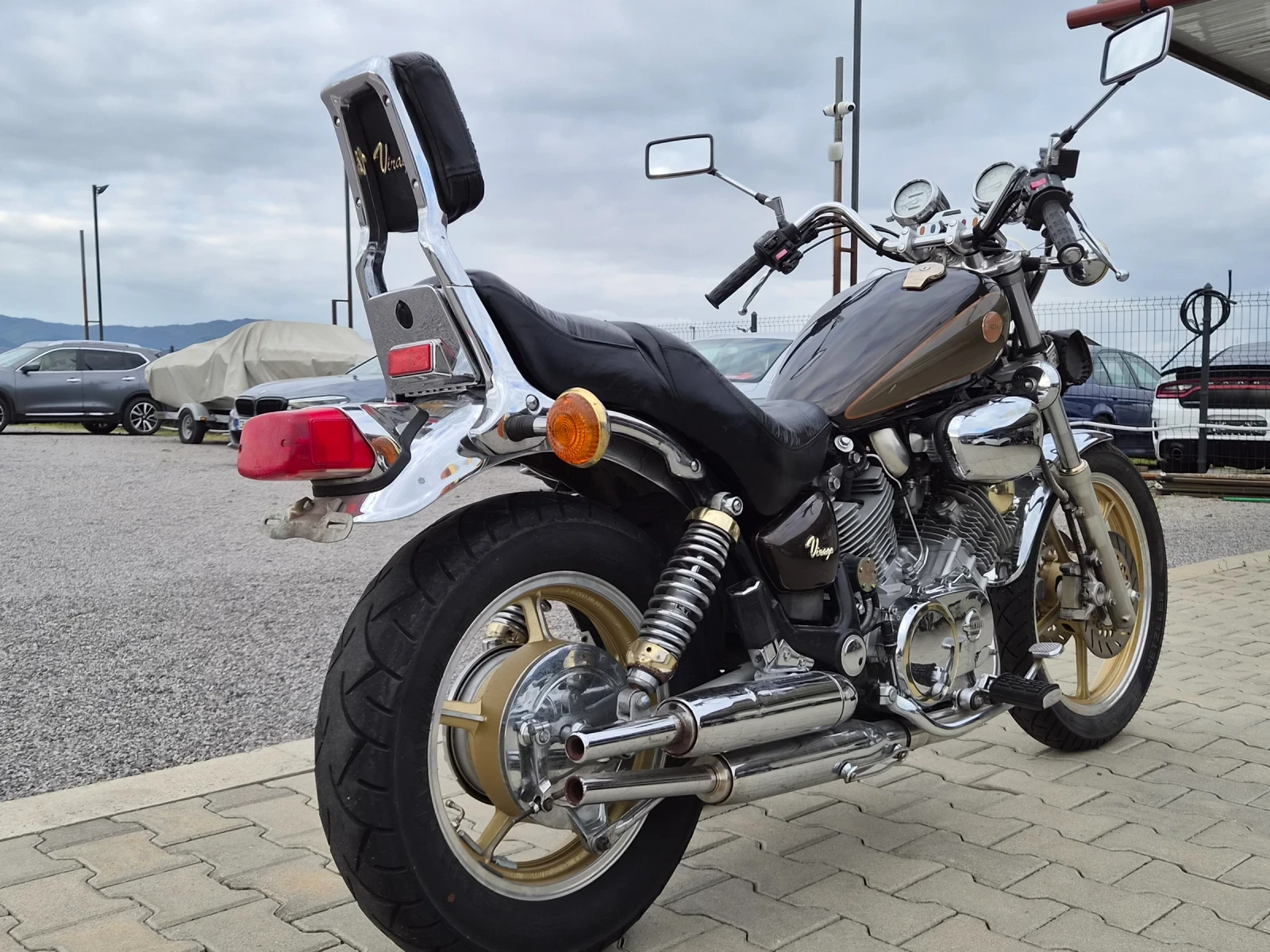 Yamaha Virago XV 1000 15000 км. Отлично Състояние , снимка 6 - Мотоциклети и мототехника - 54286223