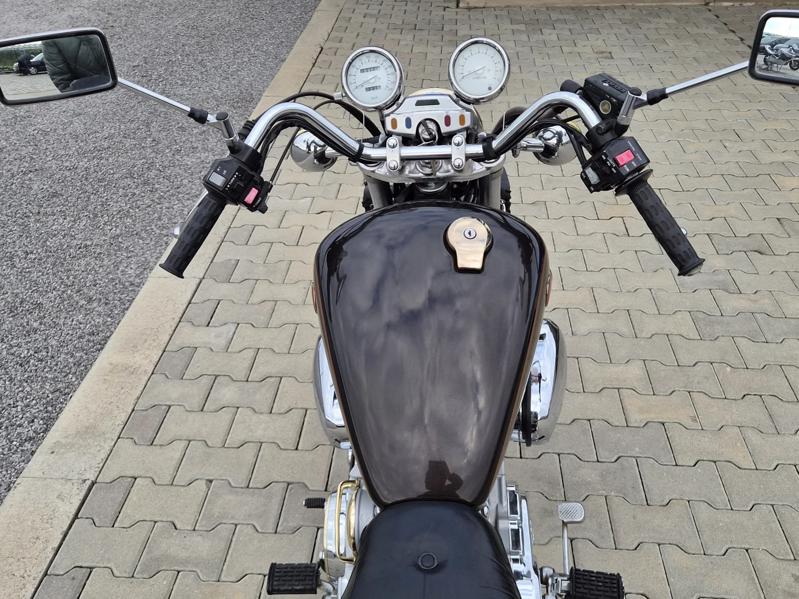 Yamaha Virago XV 1000 15000 км. Отлично Състояние , снимка 10 - Мотоциклети и мототехника - 54286223