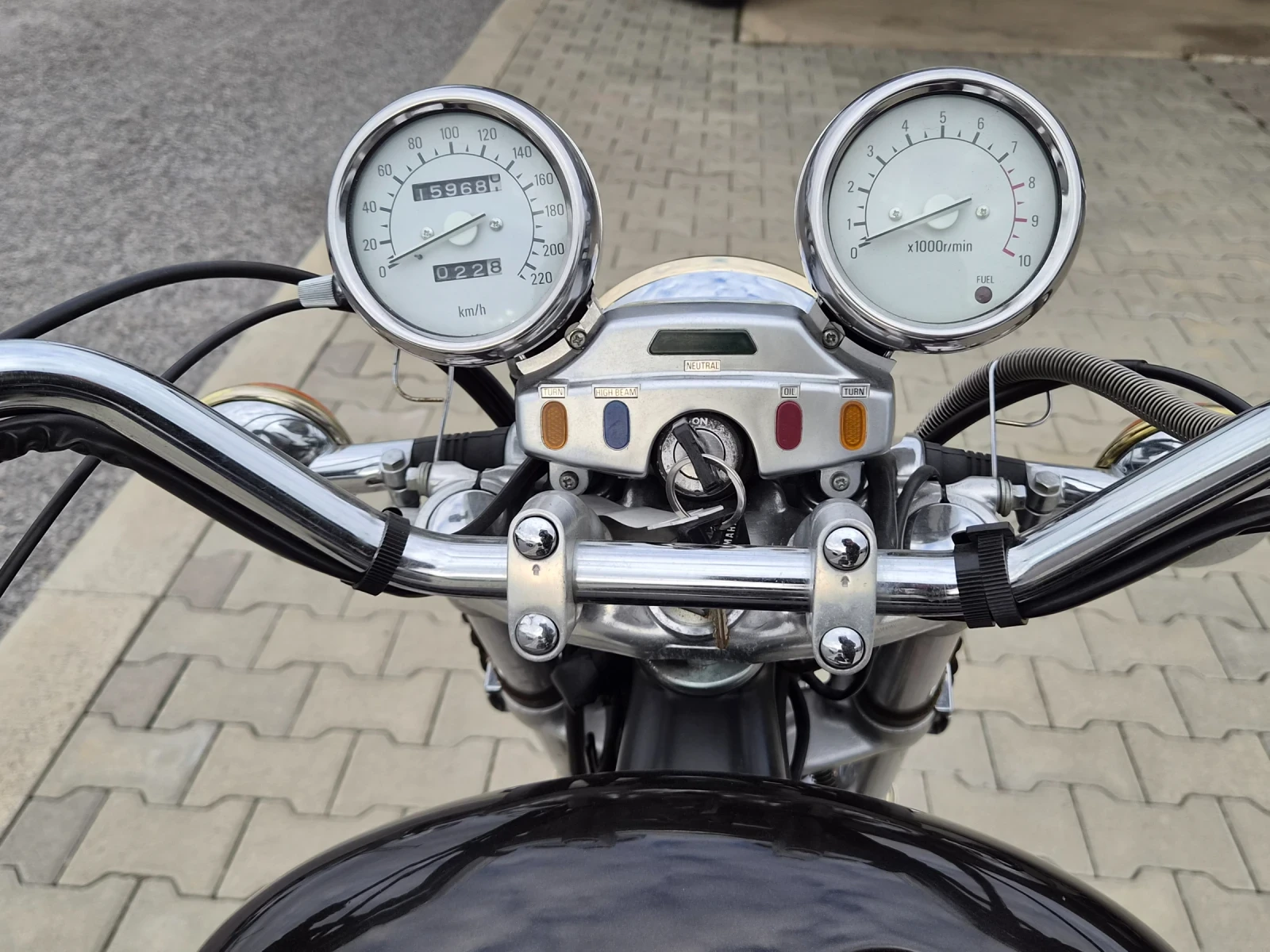 Yamaha Virago XV 1000 15000 км. Отлично Състояние , снимка 9 - Мотоциклети и мототехника - 54286223