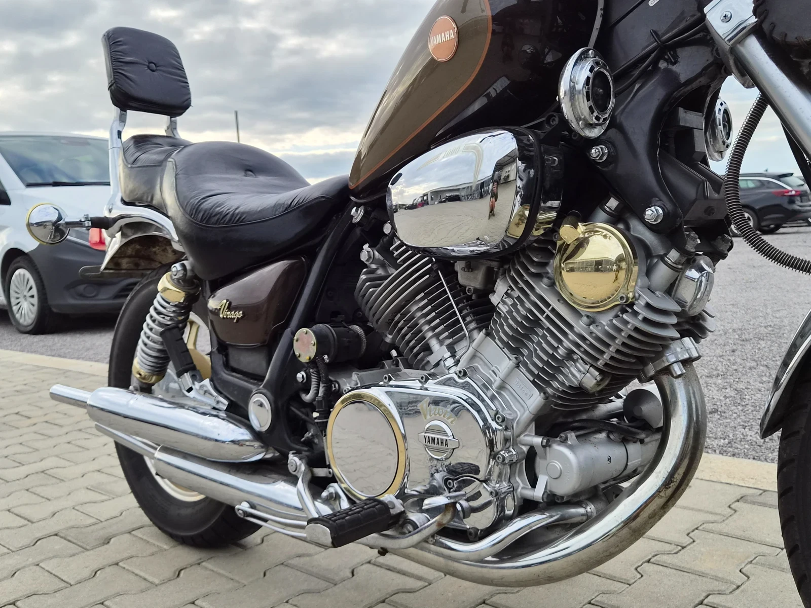 Yamaha Virago XV 1000 15000 км. Отлично Състояние , снимка 11 - Мотоциклети и мототехника - 54286223