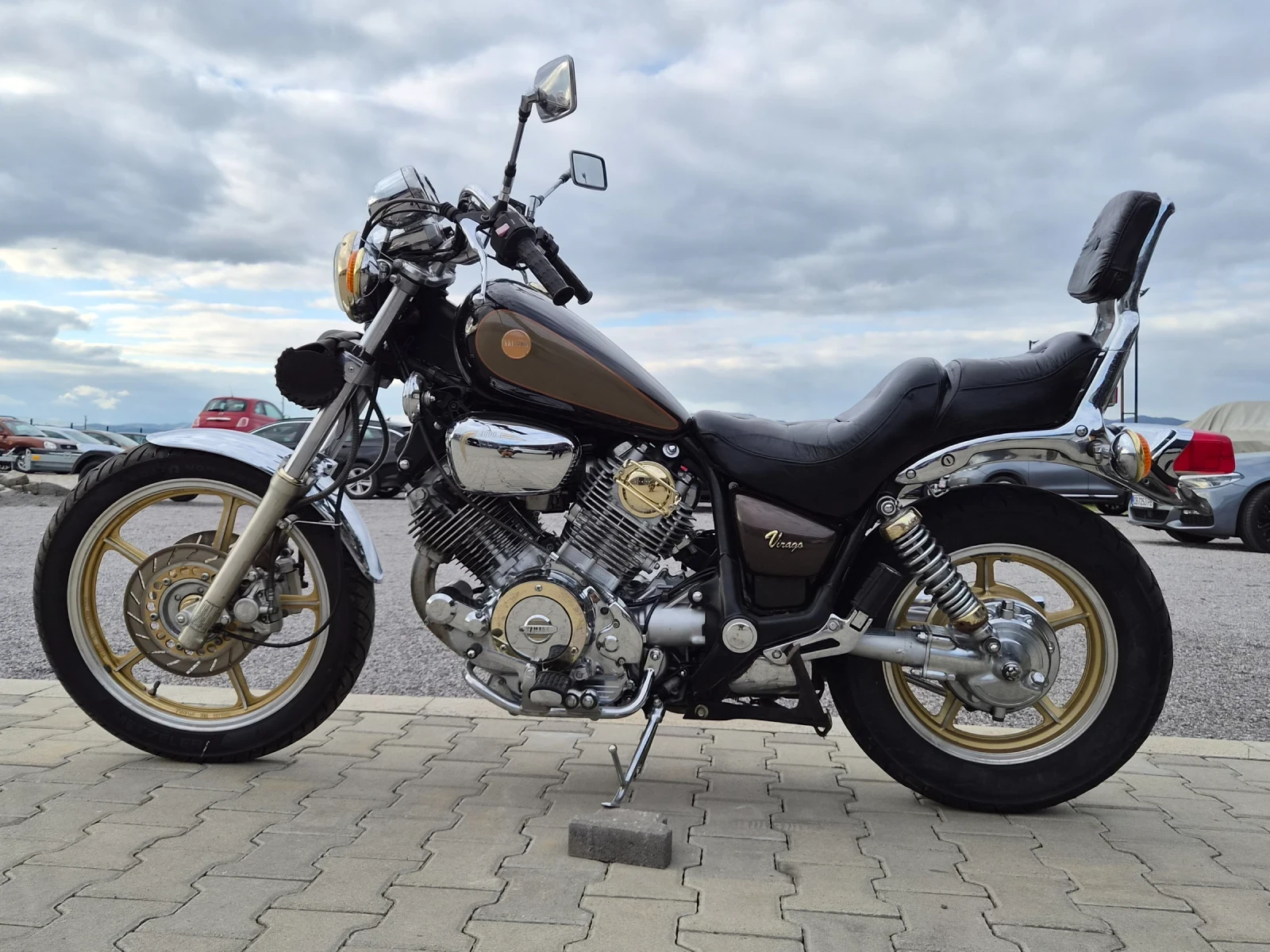 Yamaha Virago XV 1000 15000 км. Отлично Състояние , снимка 4 - Мотоциклети и мототехника - 54286223