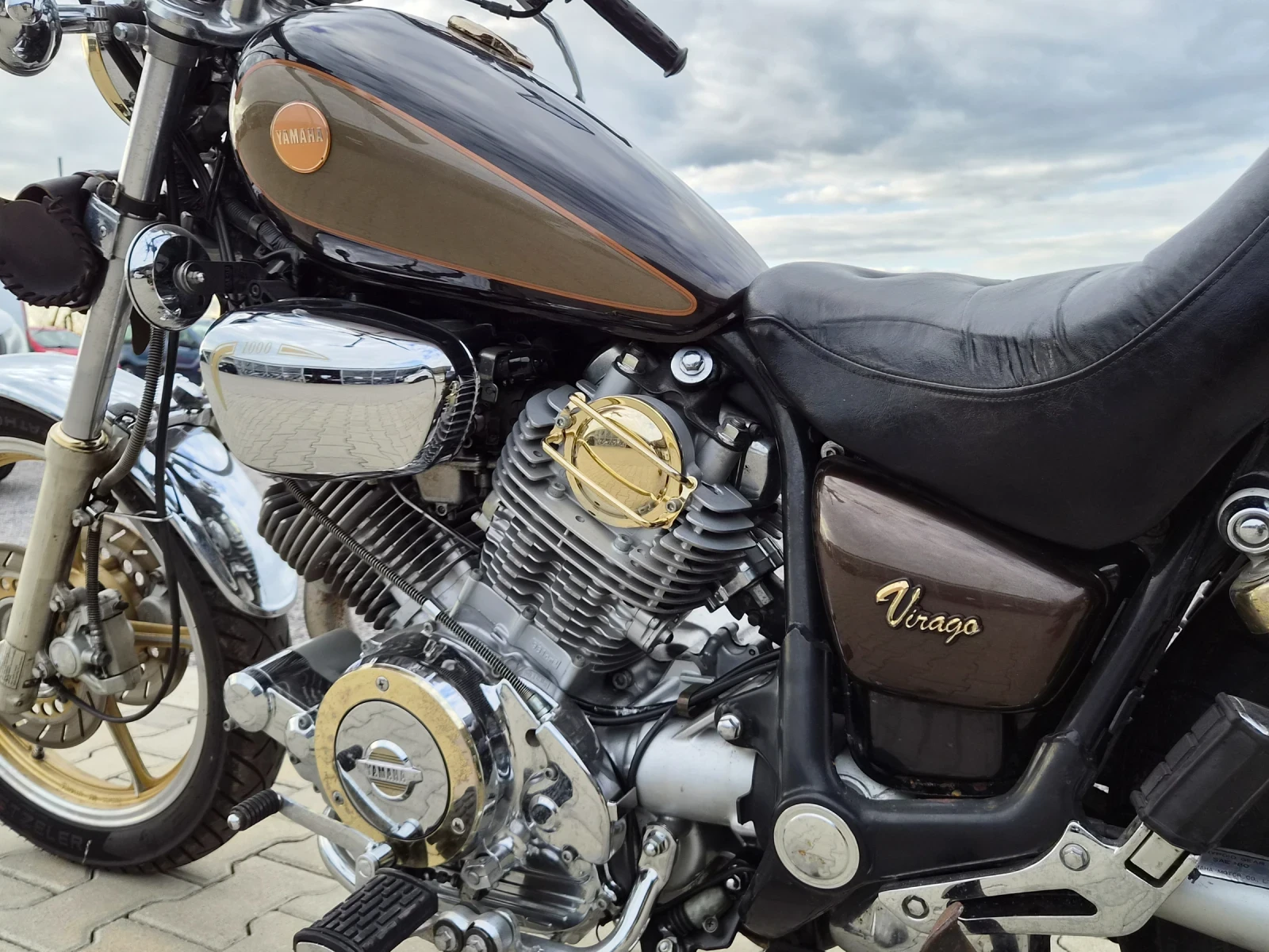 Yamaha Virago XV 1000 15000 км. Отлично Състояние , снимка 12 - Мотоциклети и мототехника - 54286223