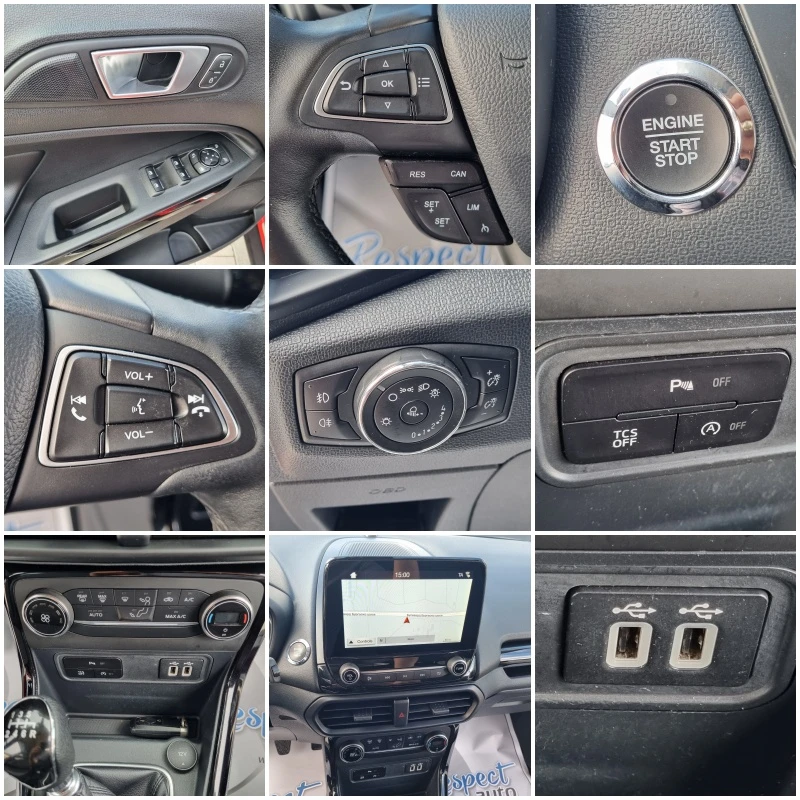 Ford EcoSport FACELIFT= TITANIUM= 1.5D-ОБСЛУЖЕН, снимка 14 - Автомобили и джипове - 54734730